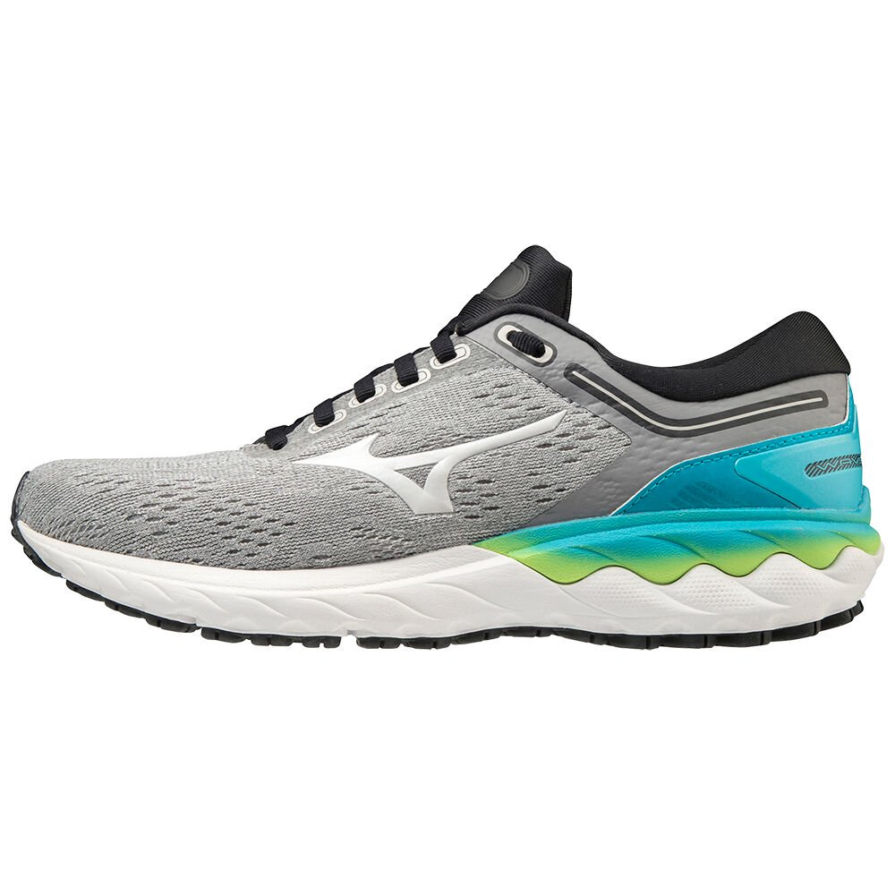 Mizuno Women's Running Shoes Wave Skyrise Grey/White - KXUCIYW-80